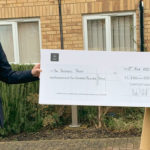 Foodbank donation David Morris (L) Hannah Guy (R)